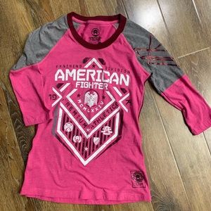 COPY - Pink and gray American fighter - like new small